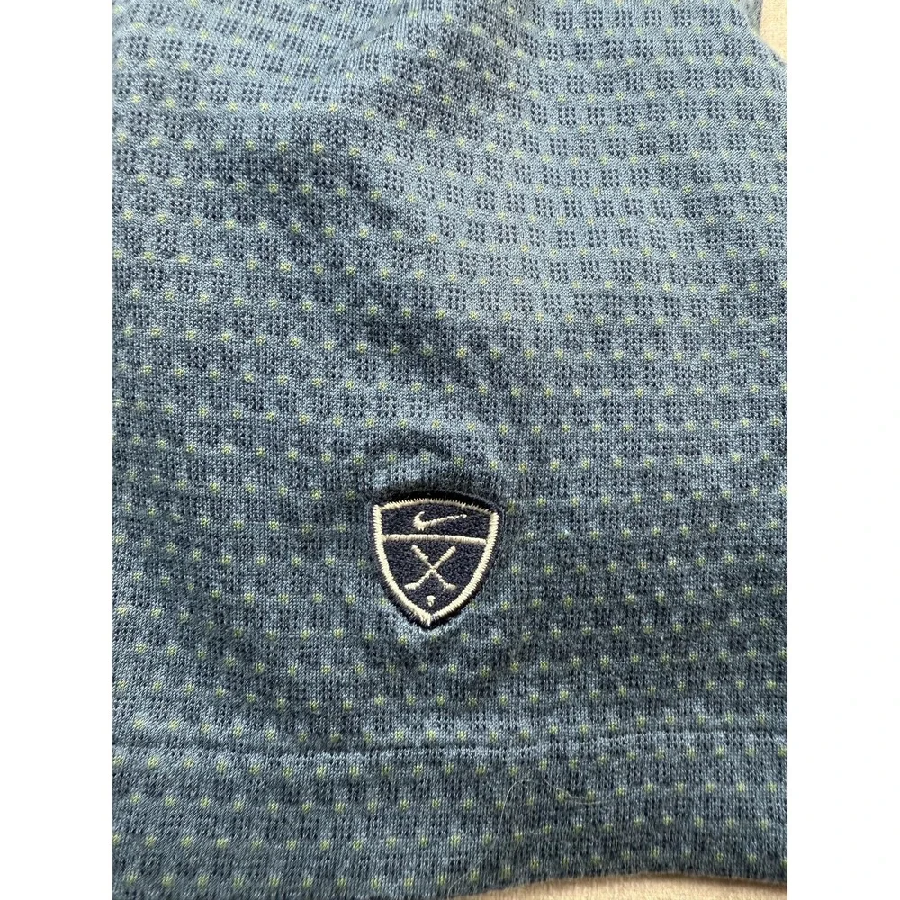 Nike Tiger Woods Polo Shirt Mens 2XL Blue Golf Williams World Challenge Sherwood - Picture 11 of 16